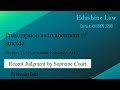 Presumption As To Abetment Of Suicide Section 113A Indian Evidence Act Nandan Dutta Edushine Law