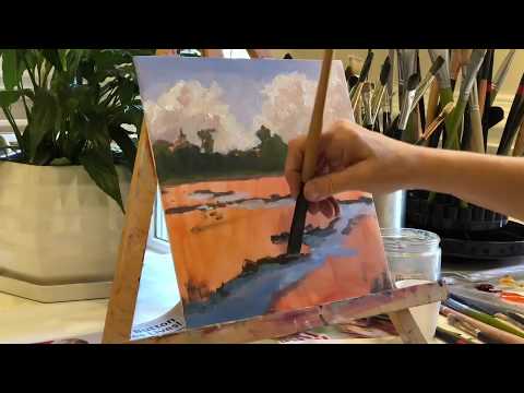 LOW COUNTRY BEAUTY Marsh Oil Painting