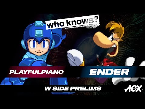 PlayfulPiano (Mega Man) vs Ender (Rayman) - W Side Prelims - who knows?
