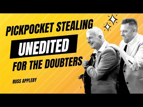 Pickpocket stealing. Unedited version for the non-believers ATTENZIONE PICKPOCKET