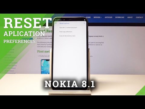 How to Reset App Preferences in NOKIA 8.1 - Restore Default App Settings