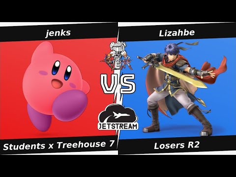 Students x Treehouse 7 Losers R2 - jenks (Kirby) Vs. Lizahbe (Ike) Smash Ultimate - SSBU