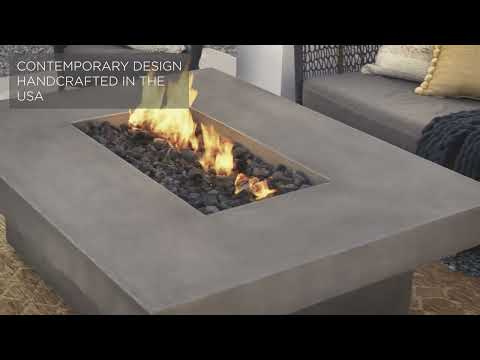 Hickory Bay Fire Pit Table Collection | BBQGuys Signature Video