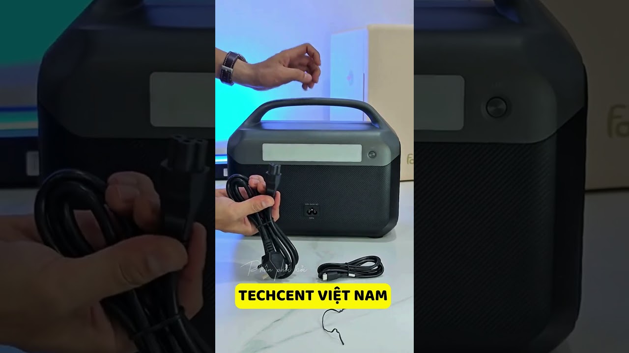 Trạm Sạc 220V Mentech MT600 600W, Dung Lượng 307.2Wh, 2 Cổng C 100W & 60W