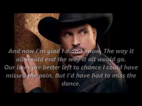 Garth Brooks - The Dance With (lyrics)