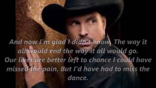 Garth Brooks - The Dance With (lyrics)