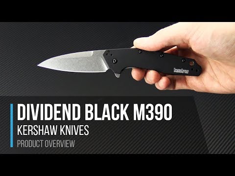 Kershaw Dividend 1812BLK M390 Flipper Overview