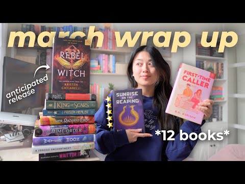 I read 12 books in March... let's talk about it | READING WRAP UP 📚