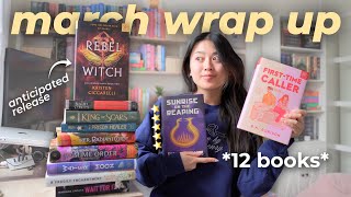 I read 12 books in March... let's talk about it | READING WRAP UP 📚