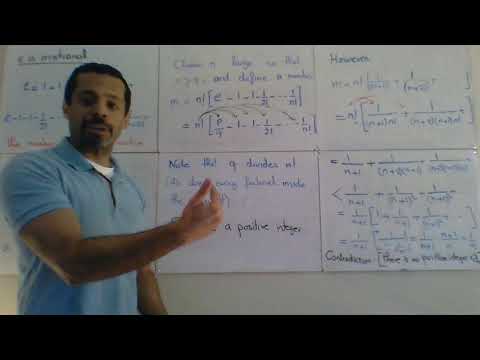 Proof that e is irrational