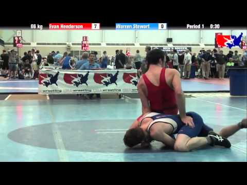Evan Henderson vs. Warren Stewart at 2013 ASICS University Nationals - FS