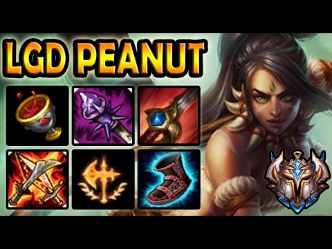 Peanut Nidalee JUNGLE vs Graves - Patch 10.19 Korea Ranked ✔️