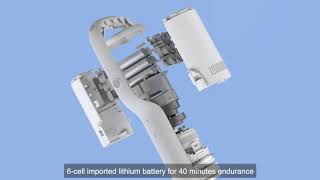 Roidmi F8E Handheld Vacuum Cleaner White (XCQ05RM) - відео 1