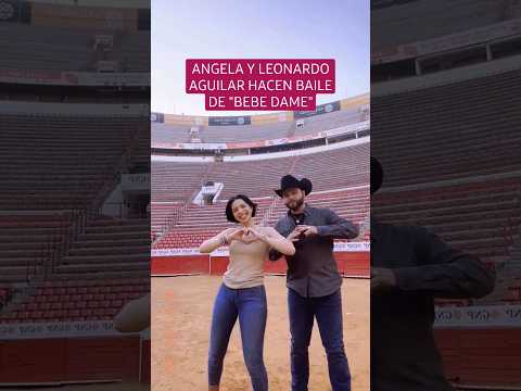 ANGELA Y LEONARDO BAILANDO #leonardoaguilar #angelaaguilar #fuerzaregida #grupofrontera #bebedame