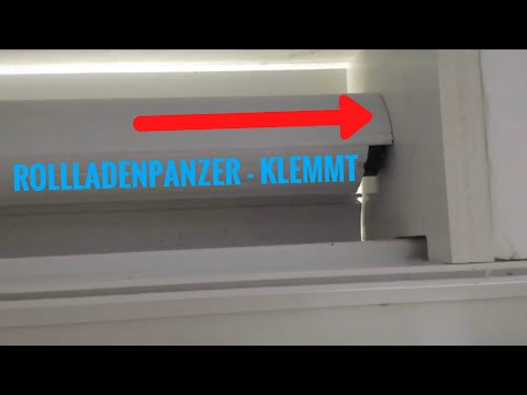 Roller shutter defective - Repair roller shutter - Slats shifted - Align slats / Instructions