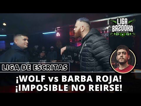 ¡WOLF vs BARBA ROJA en ESCRITAS! ¡IMPOSIBLE NO REIRSE! - Liga Bazooka 2022 J1