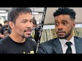 MANNY PACQUIAO & ERROL SPENCE REACT TO CANCELED FIGHT - PACQUIAO WISHES SPENCE FAST RECOVERY