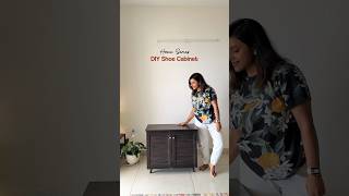 Shoe cabinet makeover! #shortsfeed #homedecor #newhome #rentalmakeover