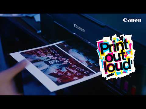Canon MegaTank - Print Out Loud
