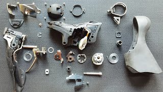 Jammed / bad shifting Shimano Ultegra ST-6700 10 speed shifter. Full rebuild.