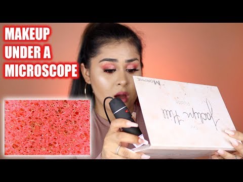 How My Makeup Looks Under a Microscope! OMG Video