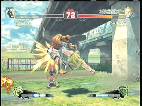 SSF4AE: Sagat (baikurimanda) vs.  Abel (robin01)  SD