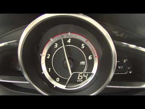 0-100 km/h Tachovideo und Soundcheck: 2015 Mazda 3 150 PS Diesel (Acceleration)