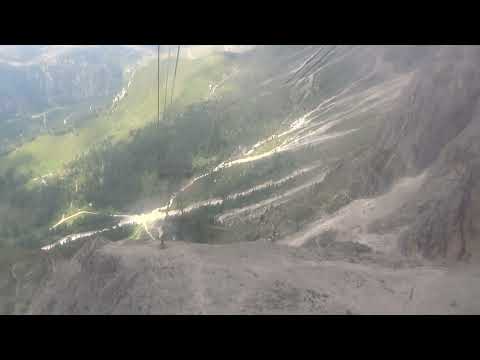 Discesa integrale funivia Doppelmayr "Col Verde - Rosetta" - San Martino di Castrozza (TN)