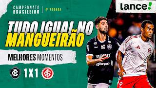 REMO 1x1 INTERNACIONAL - MELHORES MOMENTOS - 4ª RODADA - BRASILEIRÃO
