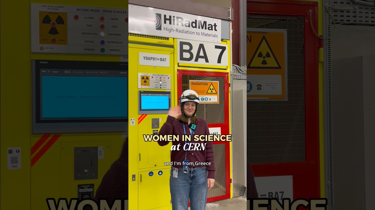 A peek into #HiRadMat 👀Meet Paraskevi, a physicist working at CERN’s HiRadMat #WomenInScience.