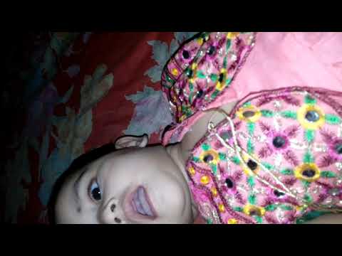 Omaima trying to talk to mother 9 months old