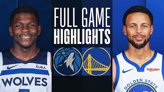 TIMBERWOLVES at WARRIORS | FULL GAME HIGHLIGHTS | November 12, 2023