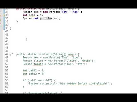 Die Methode toString() in Java