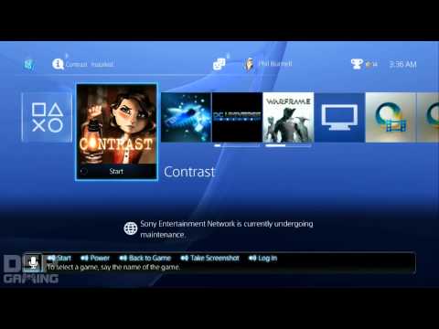 playstation 4 contrast review