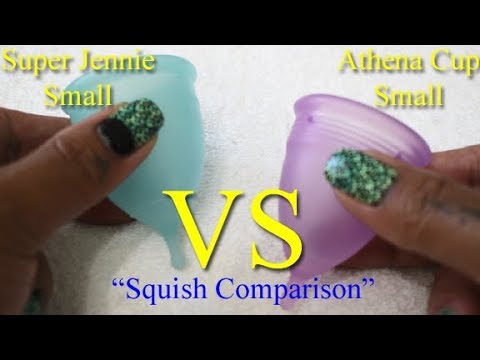 Super Jennie vs Athena SM "Squish" - Menstrual Cups