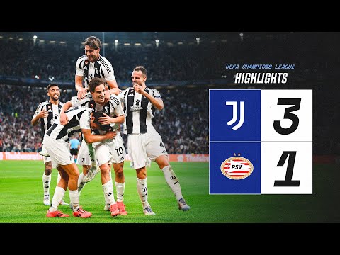 Summary Juventus vs PSV Round 1