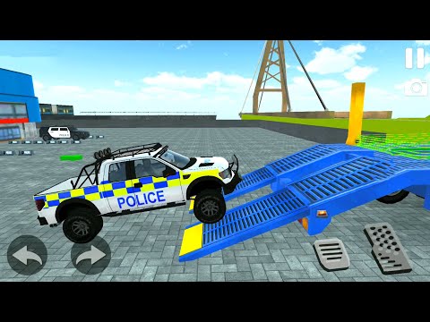 Police SUVs Transporter Simulator #7 - Policeman SUV Driver Game - Android Gameplay