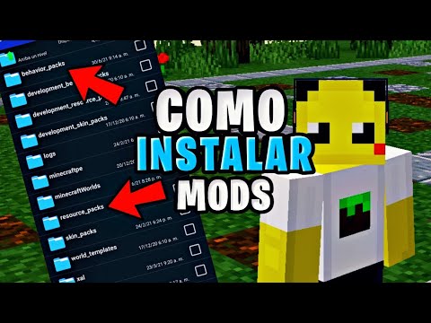 JaarXD - ✔️How to install MODS and TEXTURES for MINECRAFT PE ✔️ (EASY AND FAST)