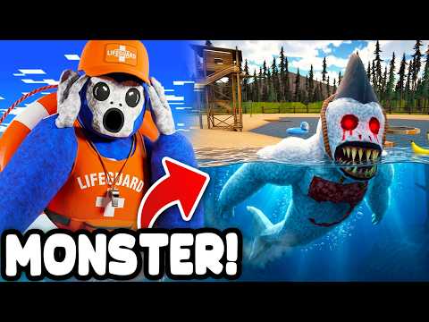 NEW GREAT WHITE SHARK MONSTER UPDATE is HIDING SECRETS in Scary Baboon! (Scary Baboon VR)