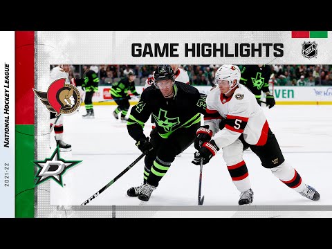 Senators @ Stars 10/29/21 | NHL Highlights