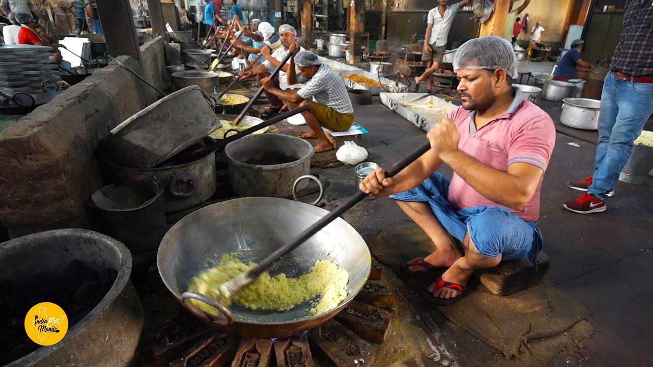 Ultimate Huge Mathura Peda Making At Mega Factory Brijwasi Sweets l Mathura Street Food