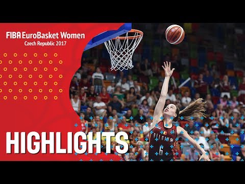 Latvia vs Belgium - Highlights - FIBA EuroBasket Women 2017