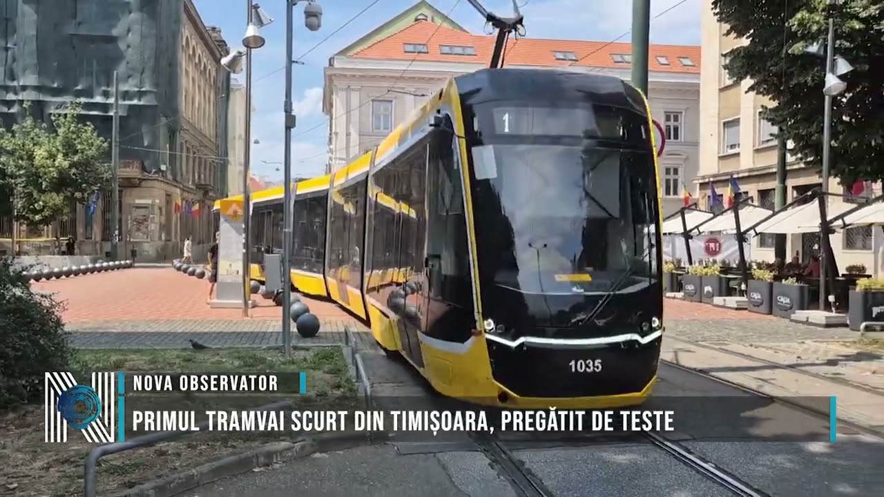 Primul tramvai scurt din Timișoara, pregătit de teste