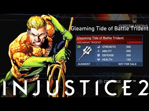 LEGENDARY GEAR RANT! I Got The Aquaman LEGENDARY GEAR! - Injustice 2 "Aquaman" Legendary Gear
