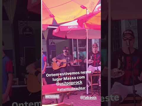 US2 acústico pop rock em Barra velha Santa Catarina no Atlântico bar #musica #music #rock #cover