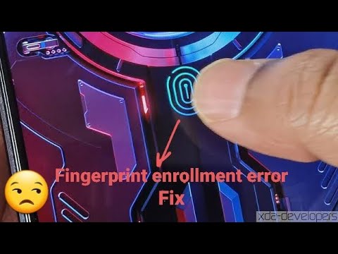 Asus ROG Phone Fingerprint issue solved Fingerprint enrollment was not completed error.