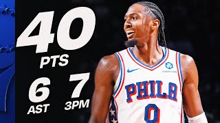 Tyrese Maxey - Philladelphia Sixers - VJ Edgecombe
