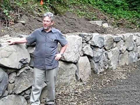 A Bobcat Excavating - Rock Wall