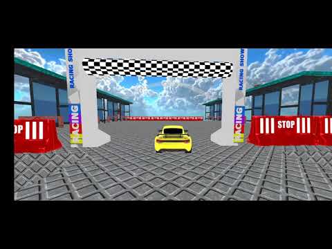 Impossible Stunts Car Track Racing Simulator playgame, Level -1
