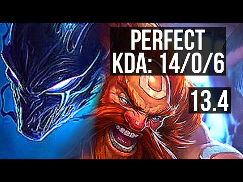 NOCTURNE vs GRAGAS (JNG) | 14/0/6, Legendary, 700+ games | KR Diamond | 13.4
